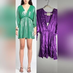 NWT United By mini purple dress Sz M